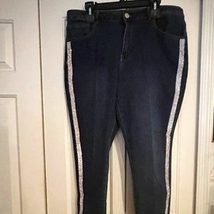 Copperflash High Rise Bling Blue Jeans